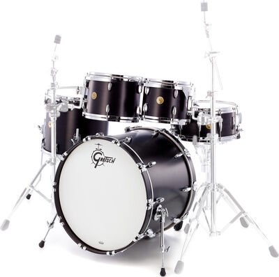 Gretsch Drums USA Custom Satin Dark Ebony Satin Dark Ebony
