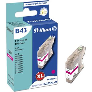 Pelikan kompatibel für Brother LC-225XLM  Druckerpatrone 1200 Seiten magenta