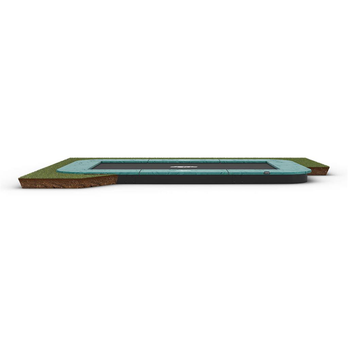 BERG SPORTS Trampolin Rechteckig 330 cm Ultim Champion FlatGround Green / grün