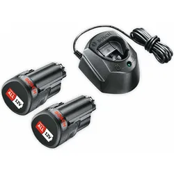 Bosch Home & Garden, Werkzeugakku + Ladegerät, PBA 12V (12 V)