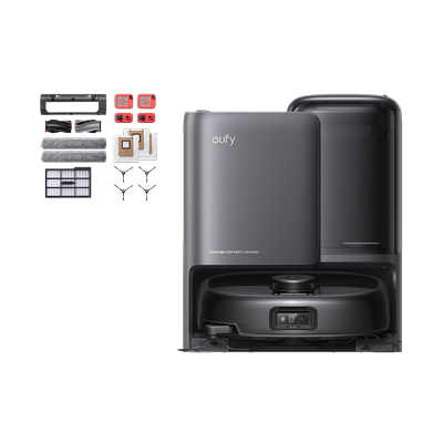 eufy Robot Vacuum Omni E25 + Accessories Package Black