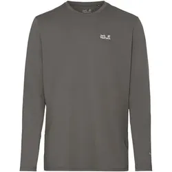 JACK WOLFSKIN Jack Wolfskin Herren T-Shirt PRELIGHT SUNCOOL LS M, Größe M in Braun 523
