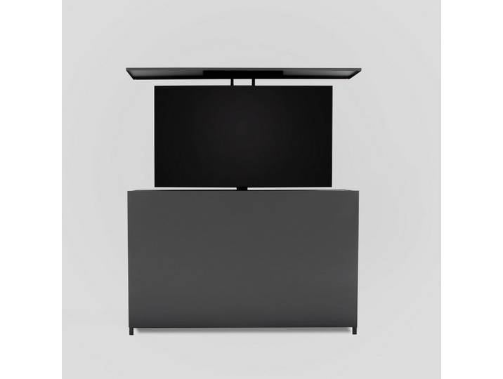 Modante Tv-Element, Anthrazit, Metall, 159x100x34 cm, höhenverstellbar, Wohnzimmer, TV Möbel, TV-Racks