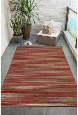 Lush Decor Marina Stripes Indoor/ Outdoor Area Rug
