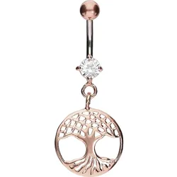 Titan Bananabell mit 925er Silber-Design LEBENSBAUM
