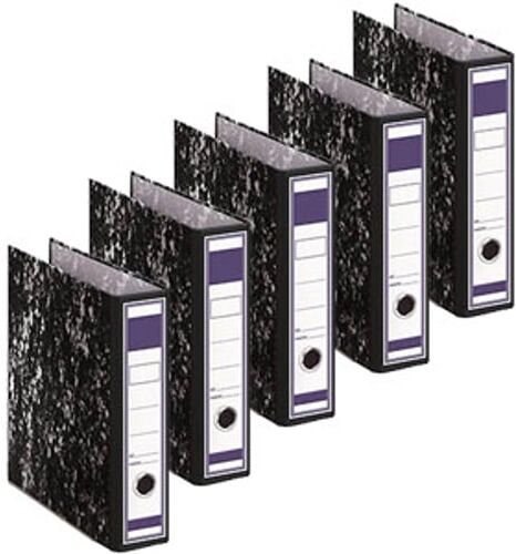 Gama Essencial Pack x5: Pasta de Arquivo preta