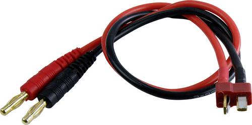 Amewi Ladekabel [1x Bananenstecker 4mm - 1x T-Stecker] 30cm 28236