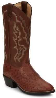 "Tony Lama Tiberius 13"" Round Toe - Mens 9.5 Brown Boot D"
