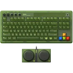 8bitdo Mechanical Keyboard, Xbox/PC/Android (Eng. Int., Kabelgebunden, Kabellos), Tastatur, Grün