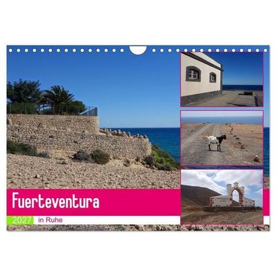 Fuerteventura in Ruhe (Wandkalender 2027 DIN A4 quer), CALVENDO Monatskalender