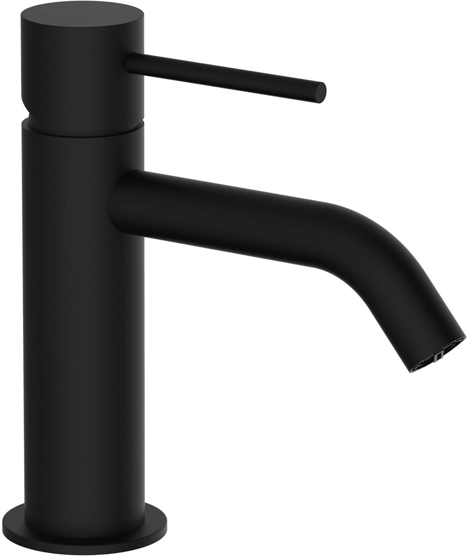Teorema MISCELATORE LAVABO  KEO NERO OPACO CARTUCCIA ø 25 mm