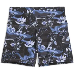 Puma, Damen, Sporthose, W League Short Tight - HW 3" - AOP (XL), Schwarz