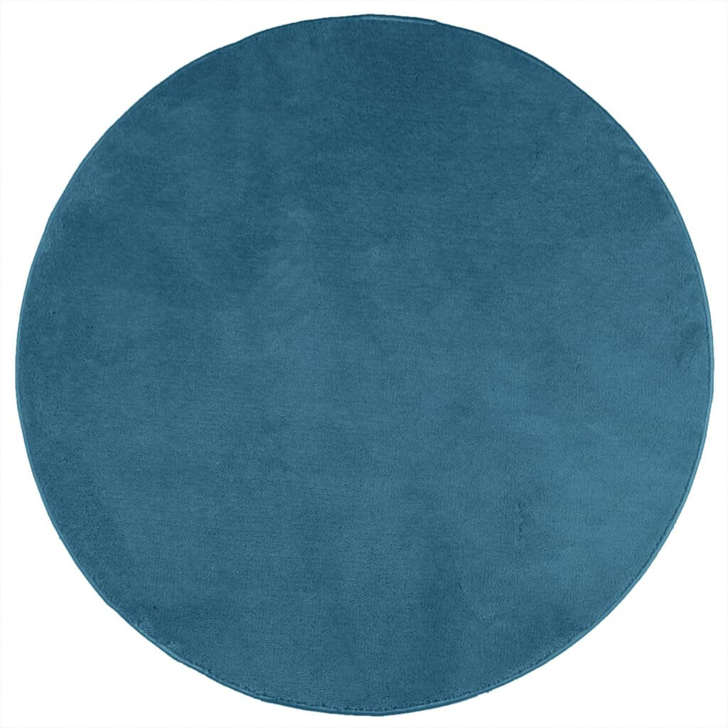 Canora Grey Audric Area Rug Turquoise Round 160cm