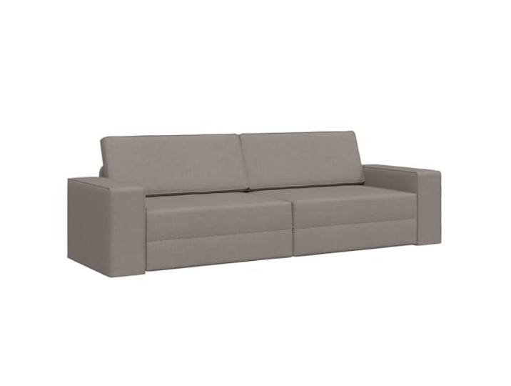 RJPLMFV Schlafsofa, Taupe, 245 x 78 x 77 cm, weicher Stoff Metallrahmen, abnehmbarer Bezug, umwandelbares Mechanismus, bequemer Sitz