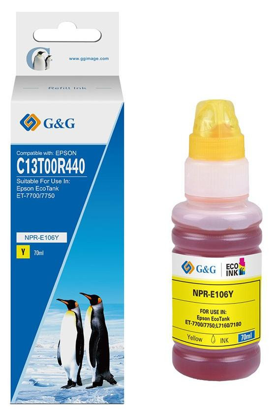 G&G Tintenpatrone EcoTank compatibel met Epson 106 C13T00R440
