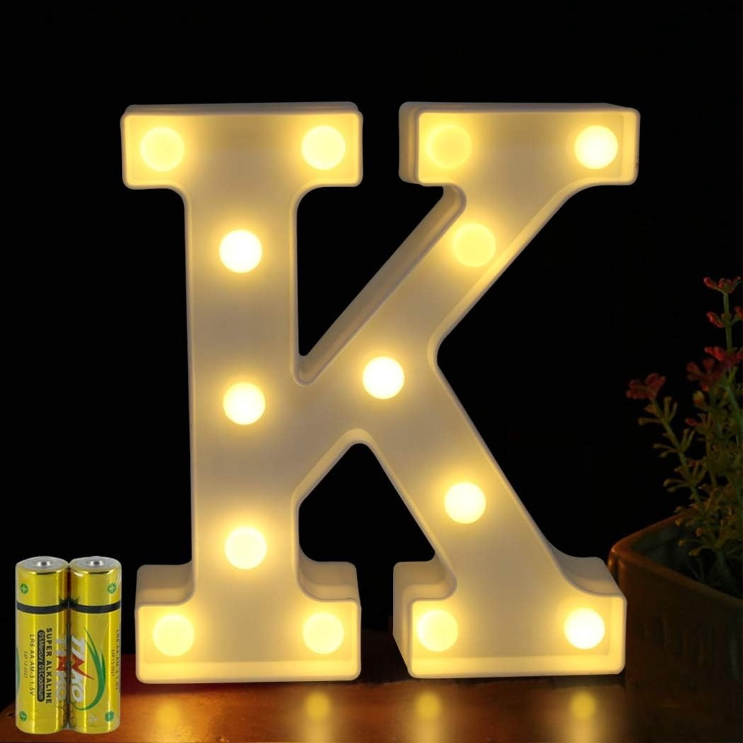 Verlichte LED Alphabet Lamp voor Kinderkamers en Decoratie