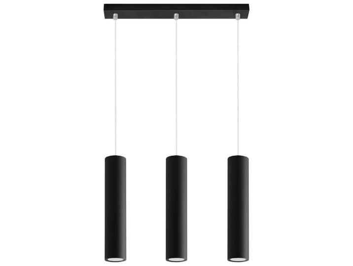 Suspension Acier Noir GU10 3 Lagos Line