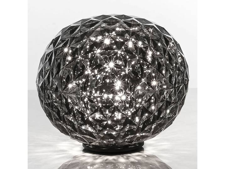 Planet Lampe de Table Petite Fumé - Kartell - Salon / séjour - Design - Plastique - Boule