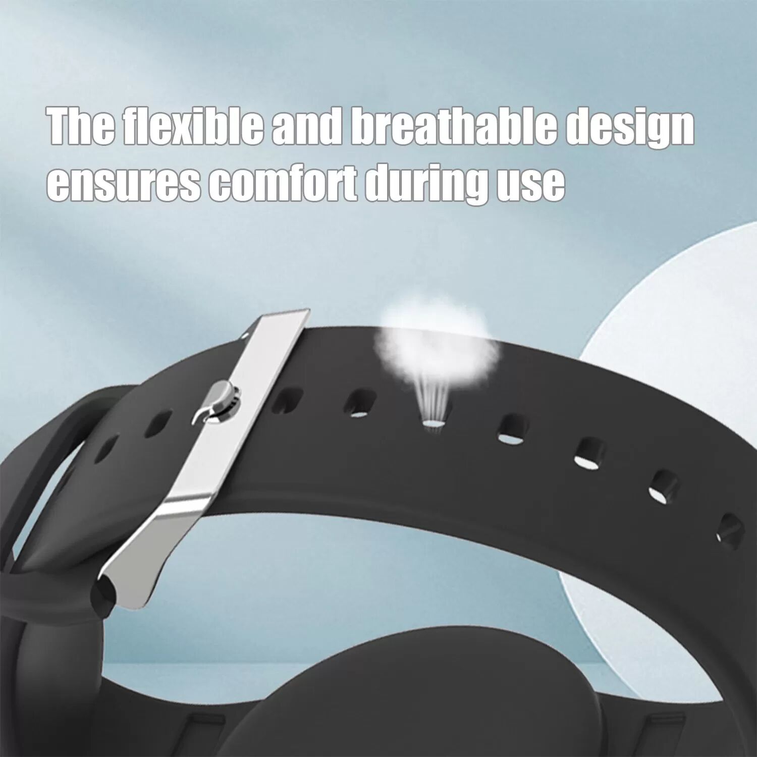 INF Airtag-Armband / Halter für Airtag Schwarz
