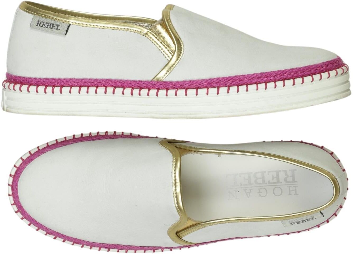 Hogan Damen Sneaker, Mehrfarbig, Gr. EU 37, Leder - Second Hand