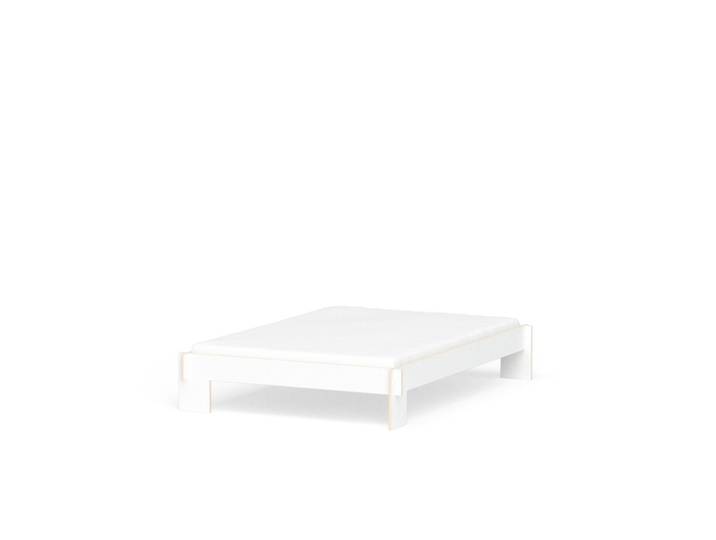 Nils Holger Moormann Bett Siebenschläfer weiß, Designer Christoffer Martens, 152.6x36.5 cm