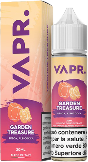 VAPR. Garden Treasure Fresh Garden Liquido Shot 20ml Pesca Albicocca