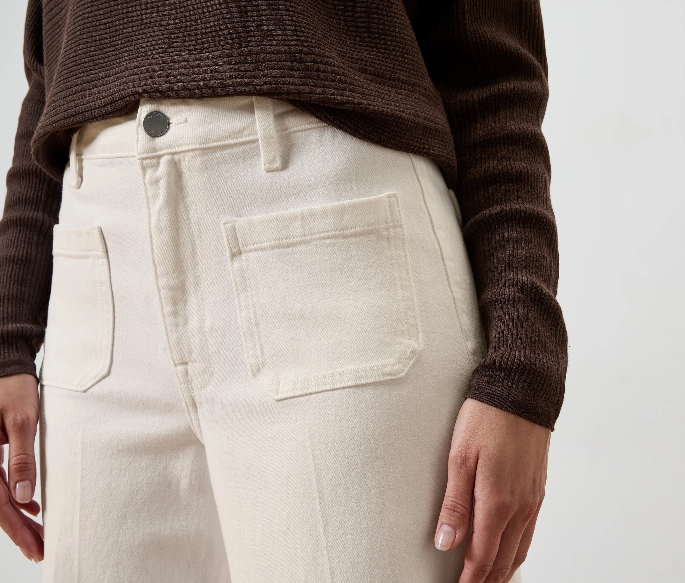 Tchibo - Wide Leg Jeans ‒ Fit »Viki« - Damen - Gr. 48 - blau