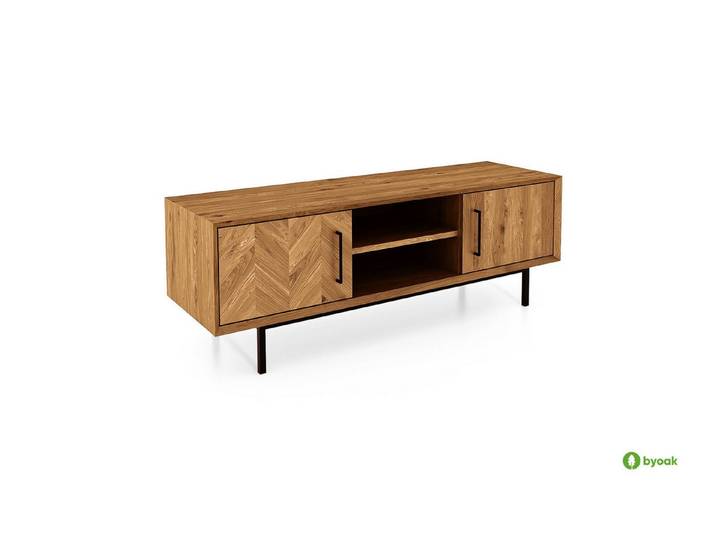 byoak TV-Schrank ABIES aus Massivholz, Naturgeölt