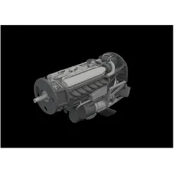 Eduard P-40N engine PRINT