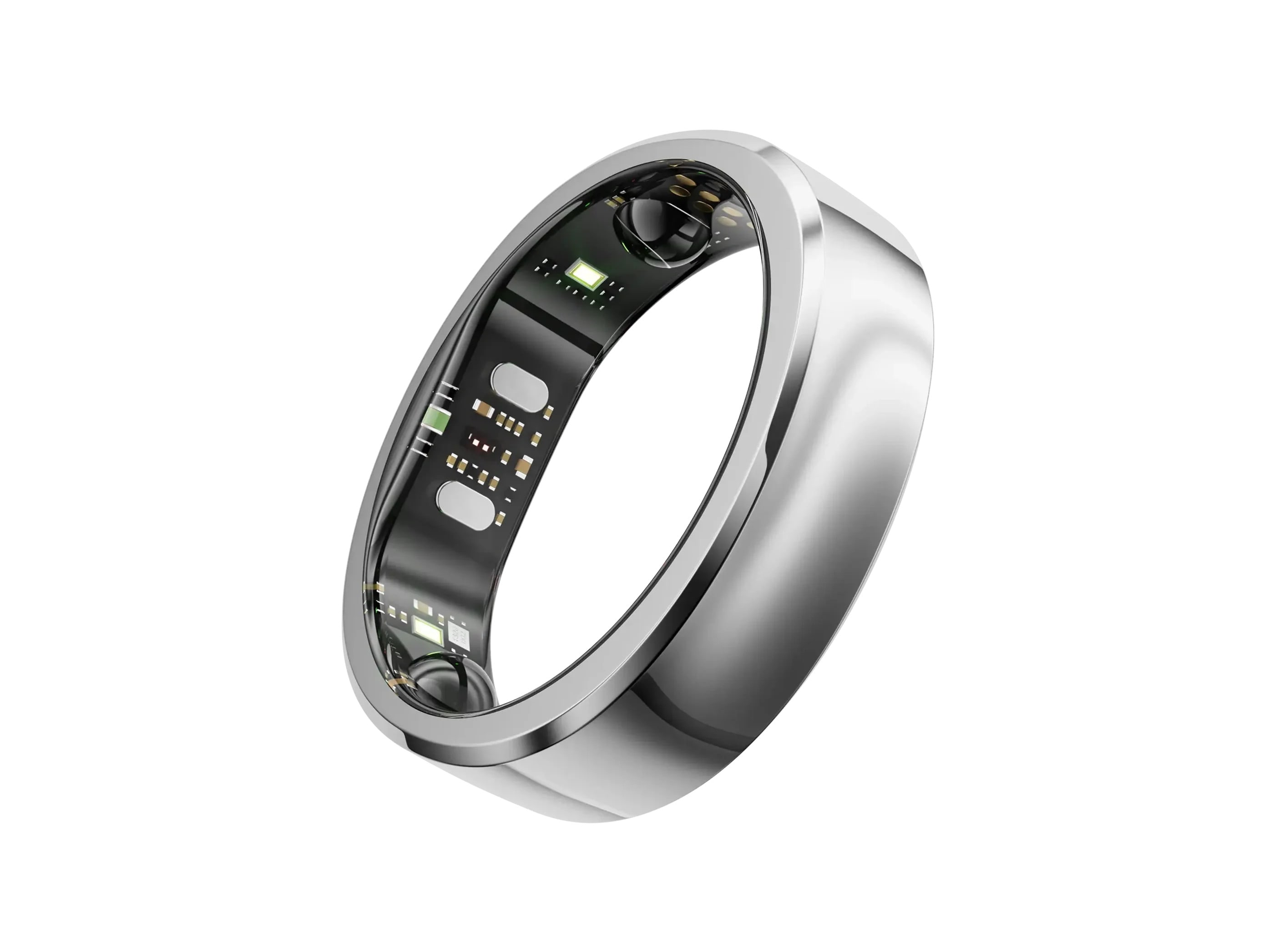 RingConn Smart Ring Gen3 für Frauen und Männer - poliertes Silber Größe 9
