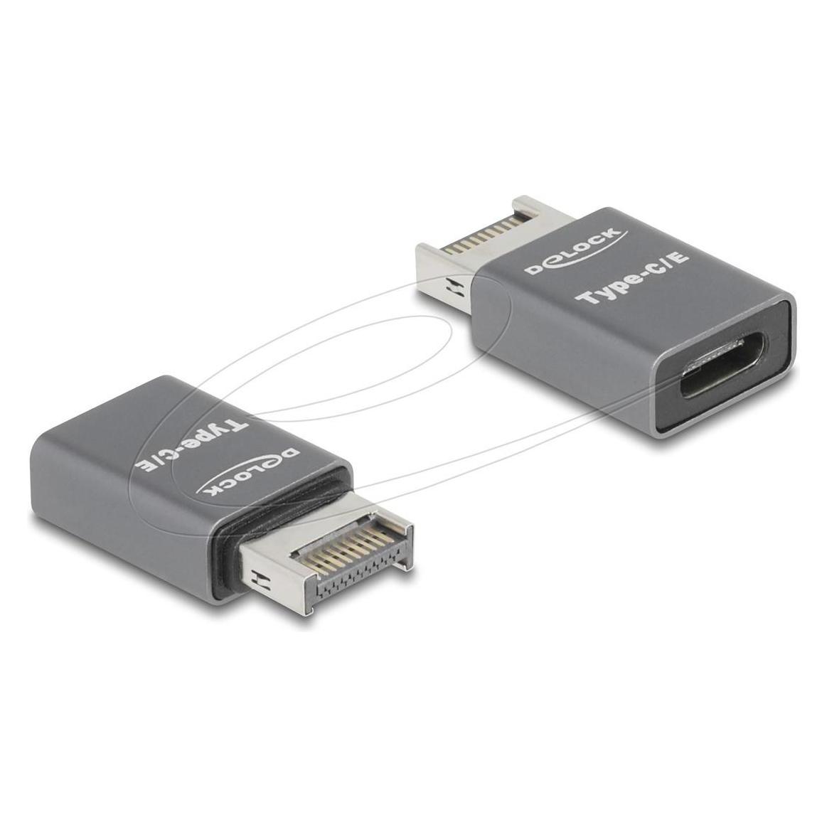 Delock Adapter USB 10 Gbps Typ-E Key A Stecker zu USB Type-C (USB-C) (67234)