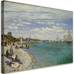 WANDBILD regatta in sainte adresse claude monet