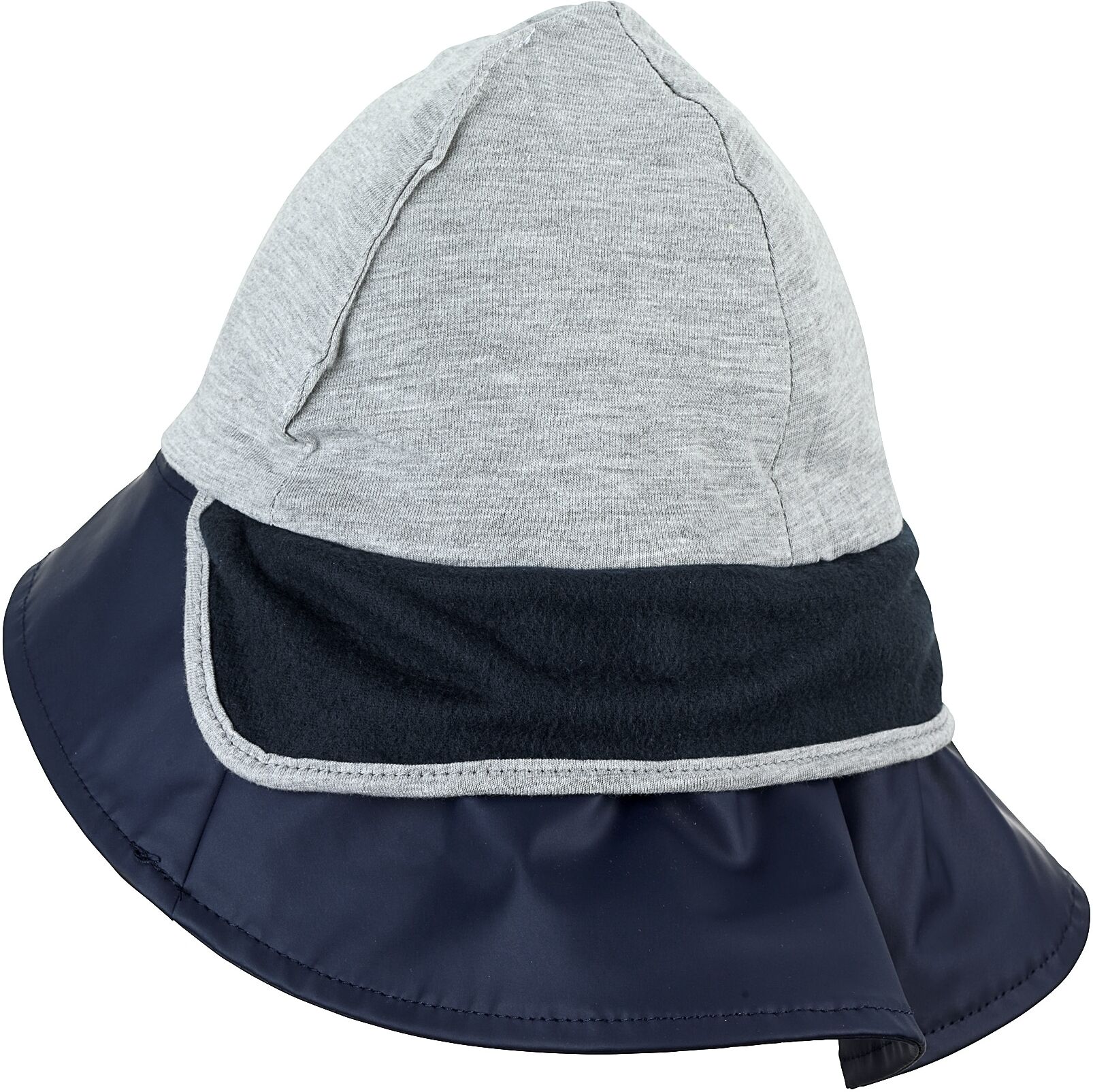 Schirmmütze STERNTALER "Regenhut uni", Mädchen, Gr. 49, blau (marine), Obermaterial: 100% Polyester PES., Mützen Schirmmütze