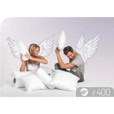 Baumwollkissen SCHLAFSTIL "F400", weiß, B:40cm L:60cm, Bezug: 100% Baumwolle. Meshfutter: 100% Polyester, Kopfkissen, hergestellt in Deutschland, allergikerfreundlich