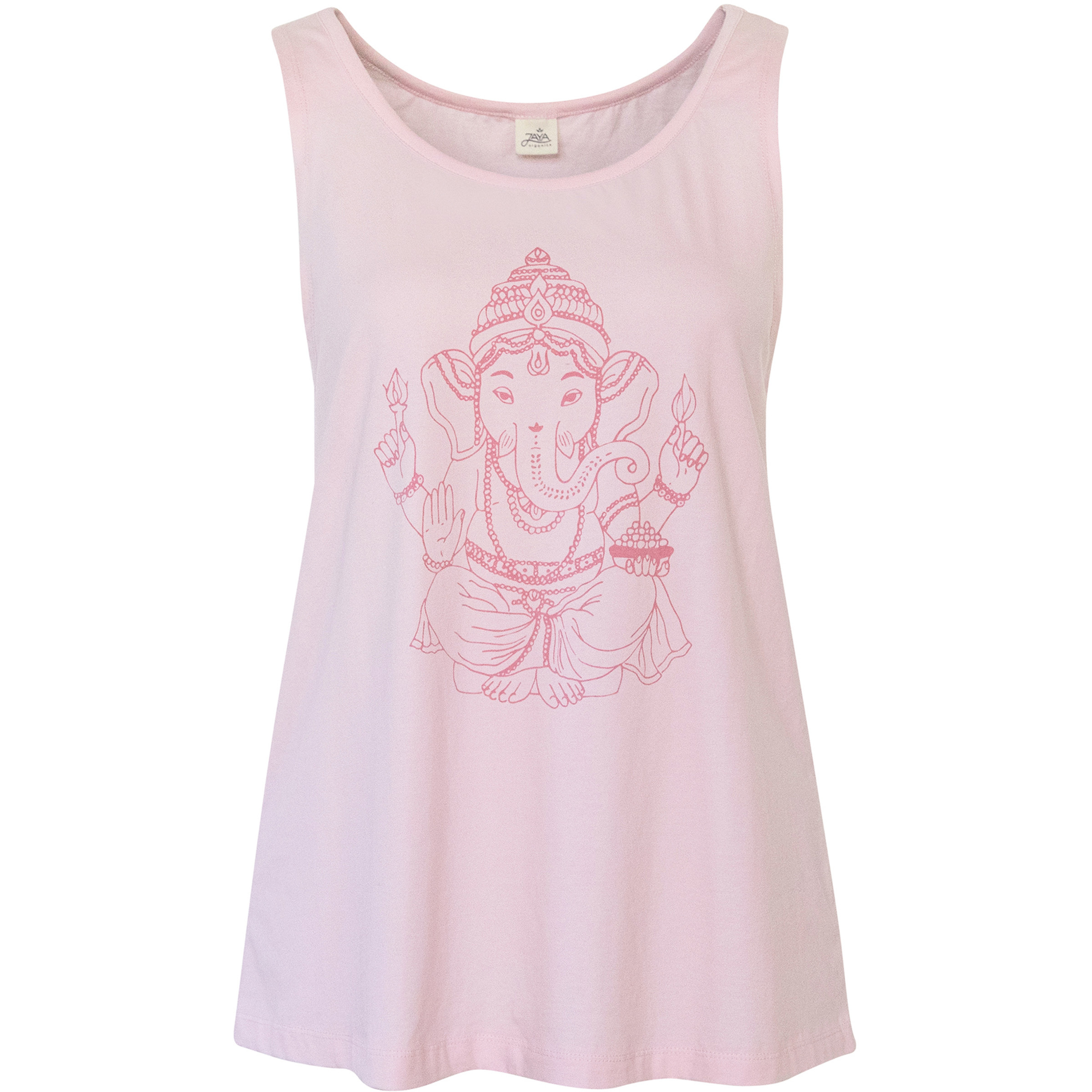Jaya Ganesha Top Damen Tanktops rosa Größe L Yoga Hautfreundlich