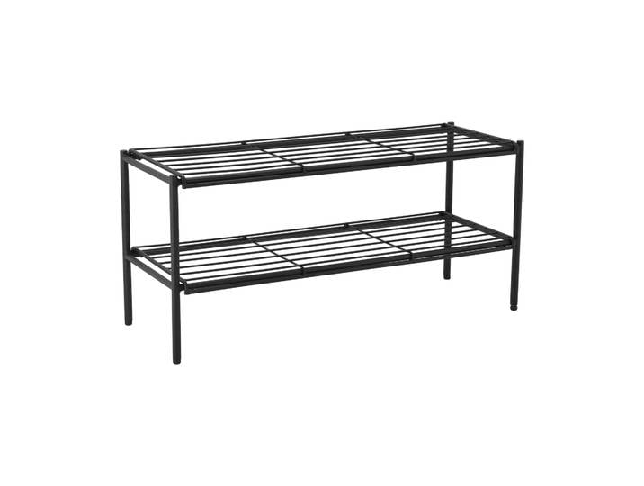 Scandi Living Nod Schuhregal 80x30x37 cm Black