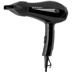 Orbegozo, Föhn, Hair Dryer 1,200W Foldable Handle Black with Concentrator and Diffuser Hanging Ring (1200 W)