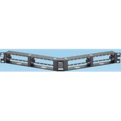 Panduit Verteilerfeld 48-Port 1HE QASP48HDBL