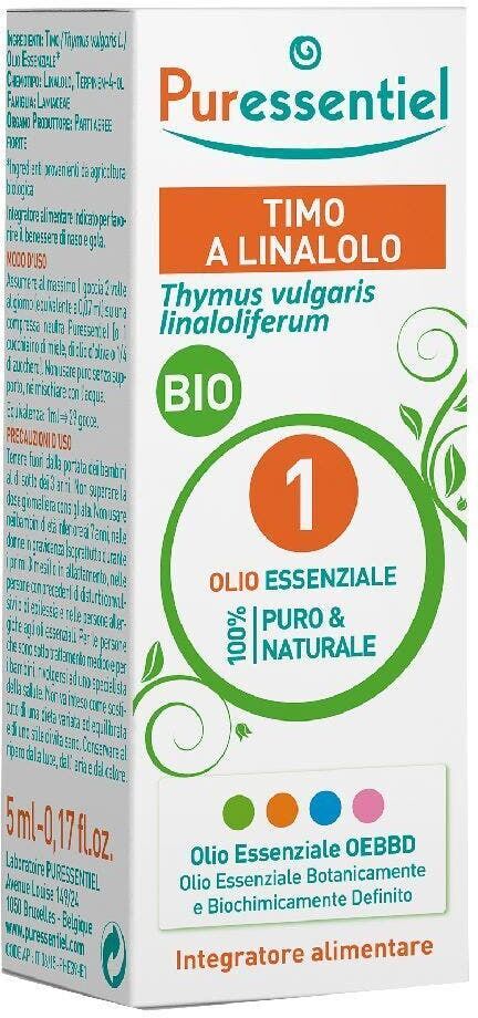 PURESSENTIEL Oli Essenziali - Timo A Linalolo Bio 5ml 