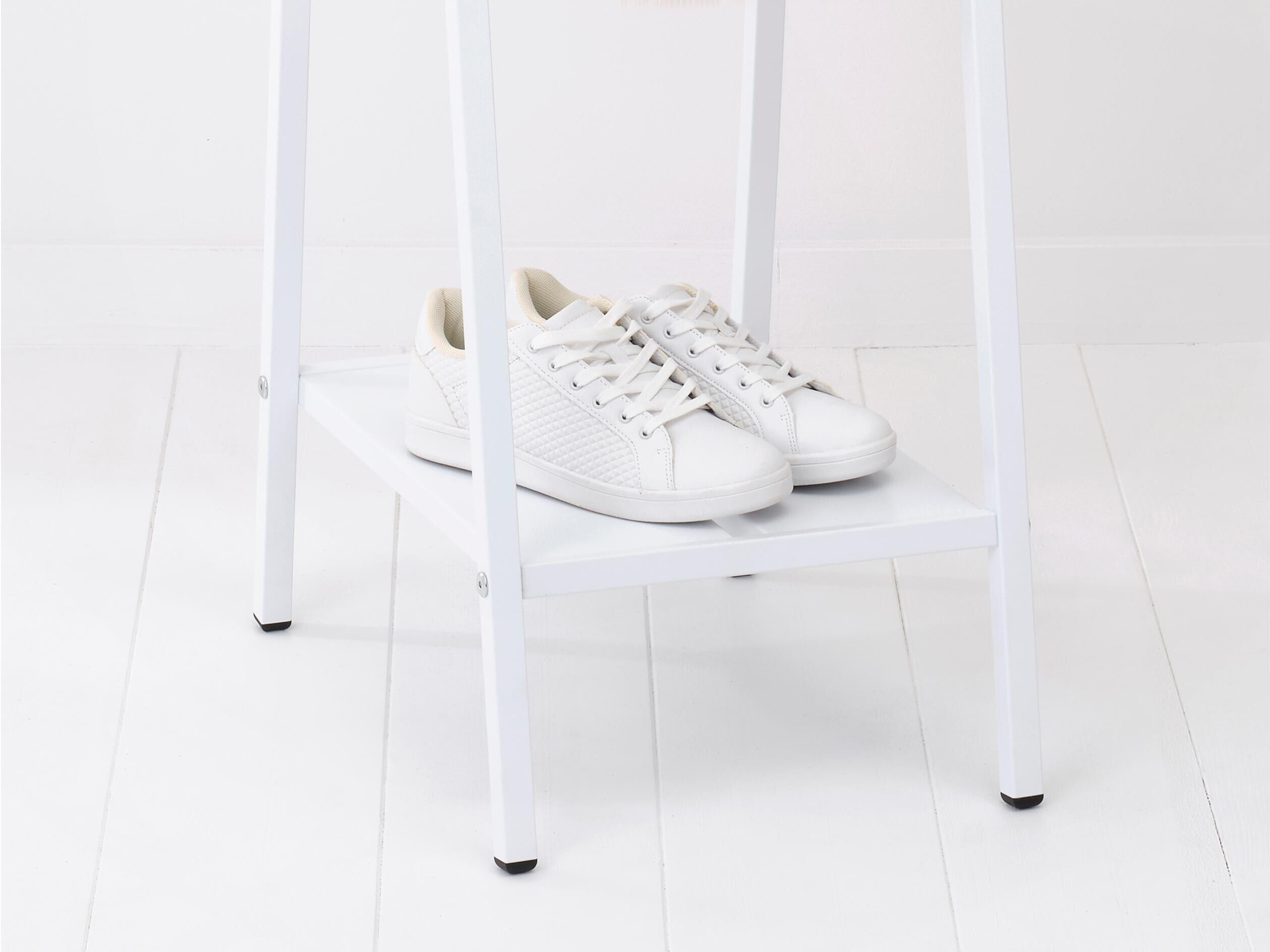 Garderobenständer BRABANTIA "Compact", weiss (weiß), B:34cm H:170cm T:47,6cm, Garderobenständer, Garderobenständer weiß Einheitsgröße