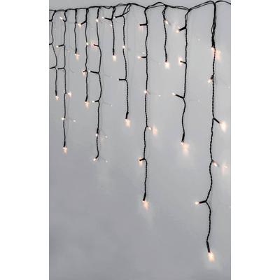 EGLO LED-Lichtervorhang "CRISPY ICE WHITE, Weihnachtsdeko", schwarz, Dioden 960 Stk. Flammen 960 Stk., Gesamtlänge 23,9m, Lichterketten, LED Lichterkette / schwarz / 960X0,064W / Beleuchtung - Weihnachten