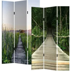 HTI-Line, Paravent + Raumteiler, Paravent Bridge (120 x 170 cm)