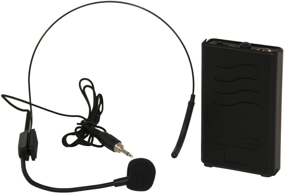 Ibiza  Microfone Headset S/ Fios 207.5mhz PORTHEAD12-2