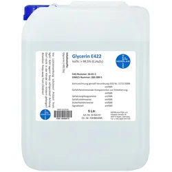 Glycerin 99,5% 5000 ml - Pur VG I HERRLAN-Qualität I Made in Germany
