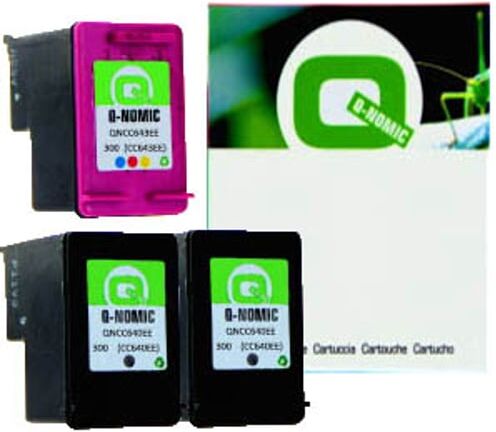 Q-Nomic Pack 300 (2 negros) + 300 (1 color) (SD518AE)