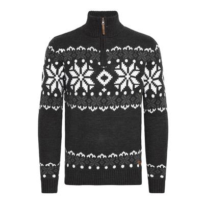 Troyer SOLID "Troyer SDNorwin", Herren, Gr. M, grau (dar grau m), Obermaterial: 100% Polyacryl PAN., Pullover Troyer