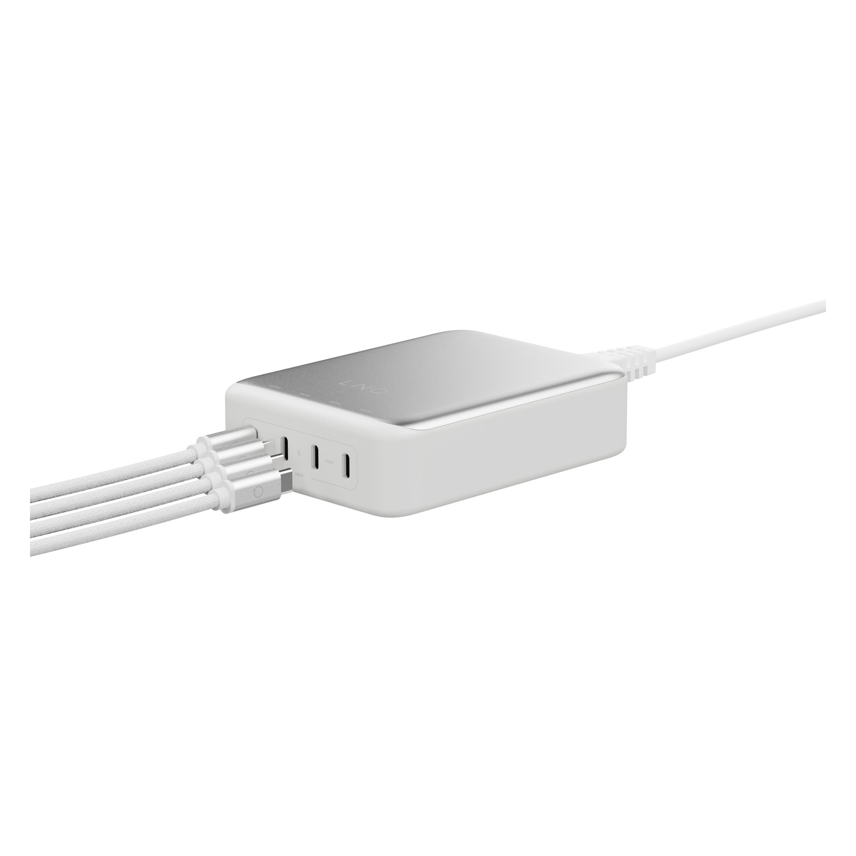 LINQ Connects GaN2 DeskCharger (240 W, 4 Ports) (LQDC240)