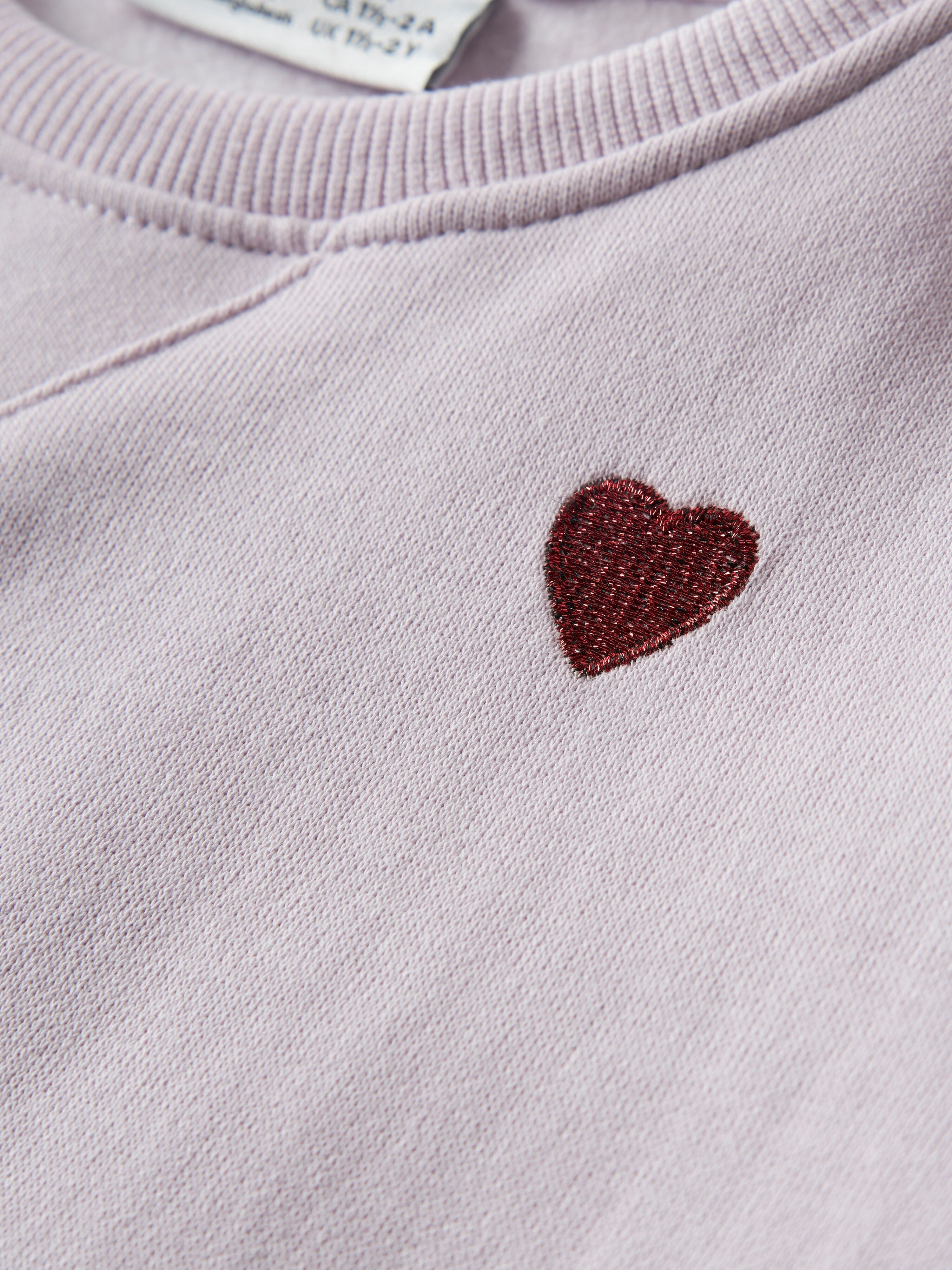 Sweatshirt NAME IT "NMFVIMA LS SWEAT BRU NOOS", Mädchen, Gr. 104, winsome orchid, angeraute Sweatware, Obermaterial: 60% Baumwolle, 40% Polyester, unifarben, Basic normal, Rundhals, Rippbündchen, Sweatshirts Sweatshirt