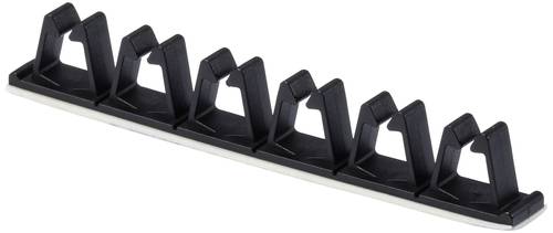 TRU COMPONENTS Kabelclip TC-12533420 Bündel-Ø-Bereich 7.8mm (max) Schwarz 20St.