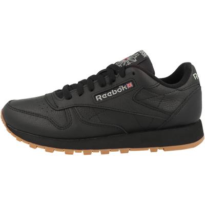 Sneaker REEBOK "Reebok Classic Leather Sneaker low Damen Schuhe", Damen, Gr. 38, Textil, schwarz, Schuhe Sneaker, Ziernähte